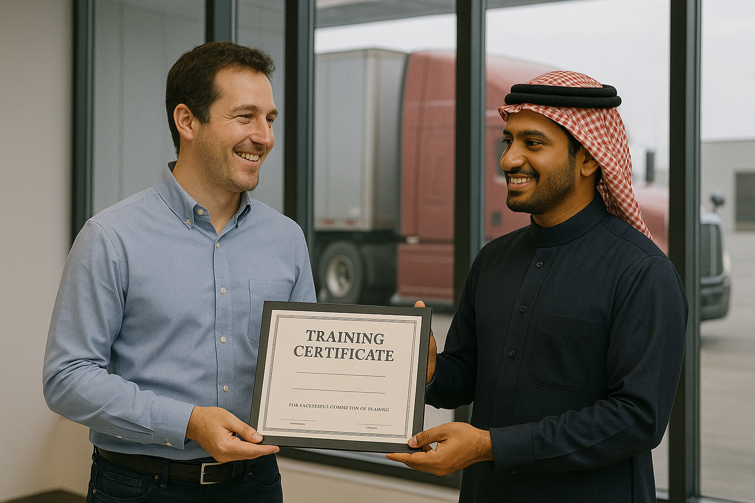 Professional Driver Training Certificate